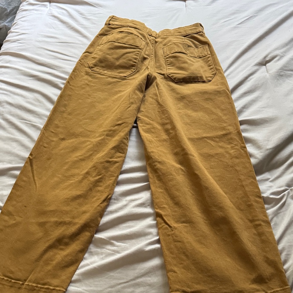 Everlane Women's Wide-Leg Tan Jeans - Picture 6 of 7